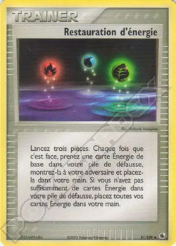 Restauration d'énergie