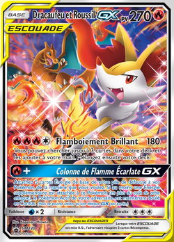 Dracaufeu et Roussil GX