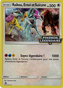 Raikou, Entei et Suicune