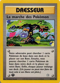 La marche des Pokémon
