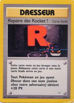 Repaire des Rocket !