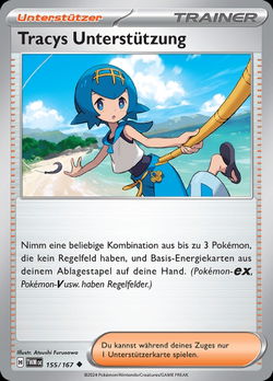 Tracys Unterstützung
