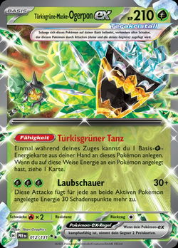 Türkisgrüne-Maske-Ogerpon ex
