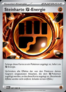 Steinharte Kampf-Energie