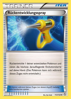 Rückentwicklungsspray