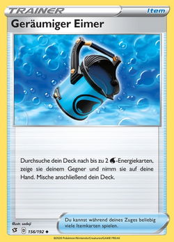 Geräumiger Eimer