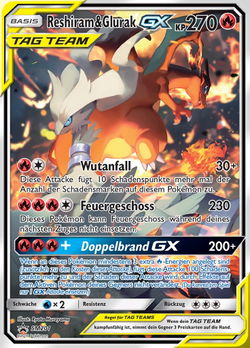 Reshiram & Glurak GX