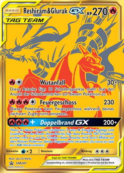 Reshiram & Glurak GX