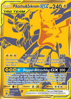 Pikachu & Zekrom GX