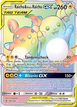 Raichu & Alola-Raichu GX