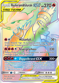 Reshiram & Glurak GX