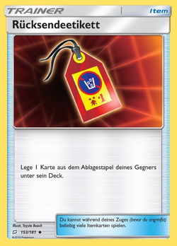 Rücksendeetikett