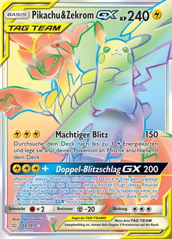 Pikachu & Zekrom GX
