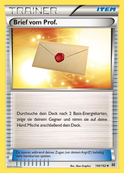 Brief vom Prof.